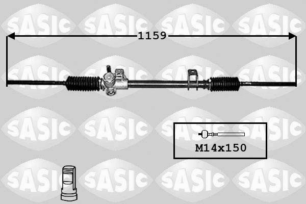 Crémaillère de direction pour Renault 9 et 11 moteurs essence et diesel