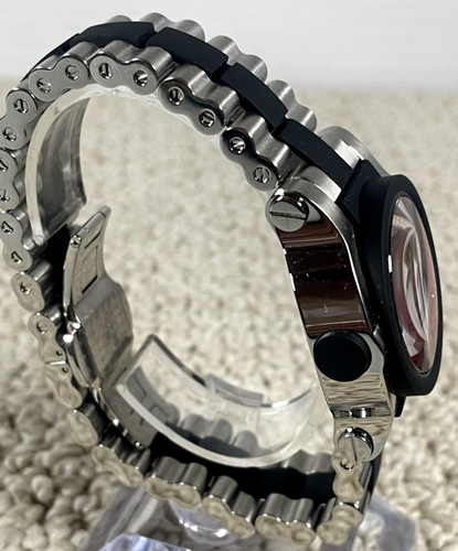 Reloj CRONÓGRAFO RENATO "Beauty" para mujer esfera plateada con detalles de diamantes nuevo en caja - Imagen 6 de 12