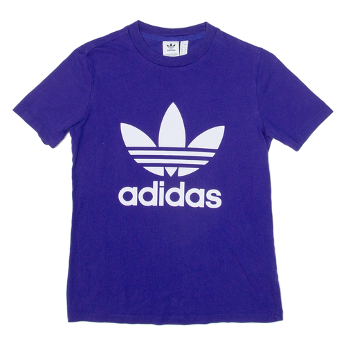 Adidas Damen T-Shirt Lila UK 8