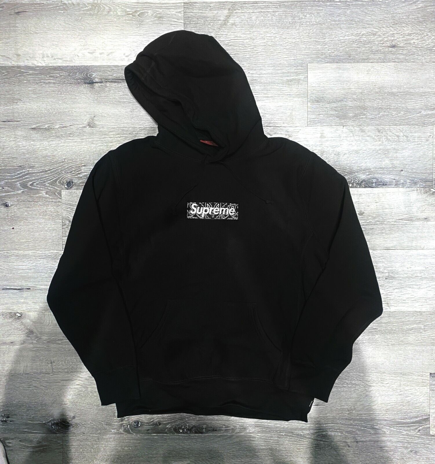 Supreme Bandana Box Logo Hooded Sweatshirt Brown (FW19)