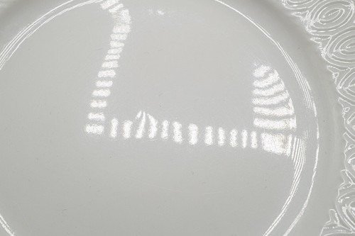 HEAVY USE Royal Copenhagen Axel Salto White Dessert Pie Plates Set of 10- 6 7/8" - Picture 6 of 22