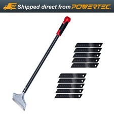 24 Inch Heavy Duty Razor Scraper - 4" Wide Blade & 10 Replacement Blades (71977)