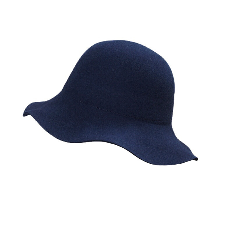 Wool Blend Vintage Bucket Hat Classic Felt Bowler Cap 81AZielwCeL._AC_SY350_QL65_.jpg main image 4
