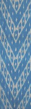 11 Yard HAND MADE UZBEK Natural 100 COTTON IKAT FABRIC 8941