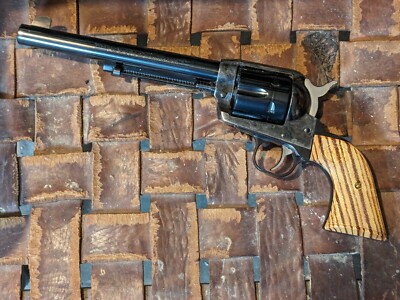 Old Vaquero, Super Blackhawk, Single Six Wrangler Faux Zebra Wood
