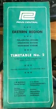 PENN CENTRAL Eastern Region Timetable #2 December 1, 1968