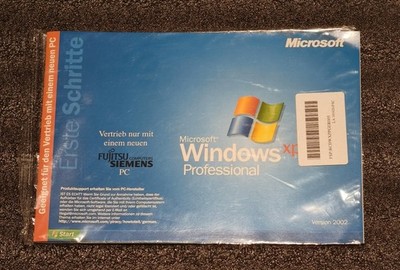 Windows XP Pro DVD + Heft ''Erste Schritte'' Für Fujitsu/Siemens PC