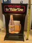 Vintage Miller High Life Beer Lighted Sign 1982 Rare Hard To Find Priced To Sale