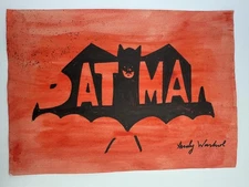 Andy Warhol COA Art Painting Original Drawing Vintage Paper Signed