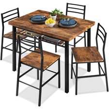 Best Choice Products 5-Piece Modern Dining Set, Kitchen Table W/ Matching Chairs