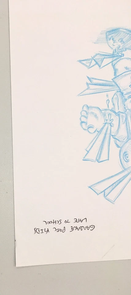 Garbage Pail Kids GPK Original 1/1 Concept Art by David Gross Hand-Drawn Sketch - Image 4 of 4