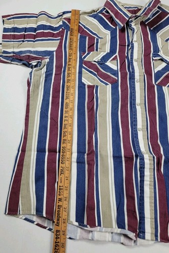 Vintage Western Button Shirt Cowboy Fresh Prince Road Runner USA Made 2XL - Picture 3 of 5