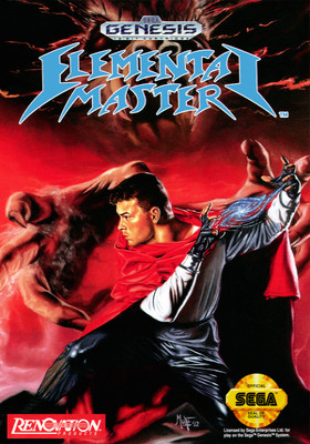 Elemental Master (Usa) Sega Genesis 2''X3'' Pin Button Badge