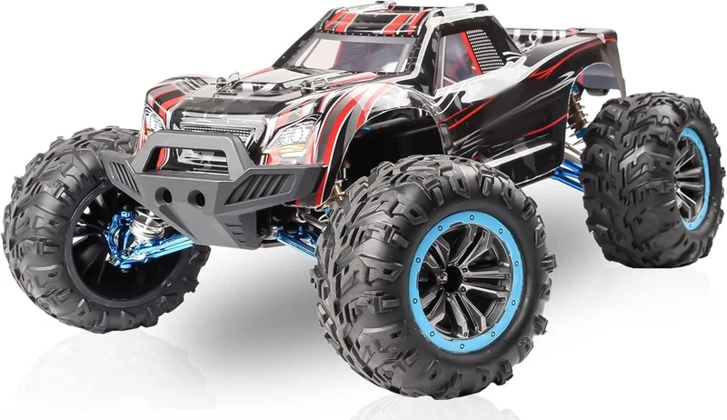 RC Cars Fast 80 Km/h Brush Motor for Adults, 1/10 4WD 2.4G All Terrain RC Offroad