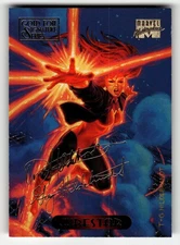 1994 Marvel Masterpieces Hildebrandt Brothers #38 Firestar Gold Foil Signature