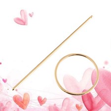 Decorative Vintage Hairpin in Golden Alloy for Ladies Casual and Party Styles