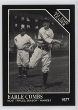 1991 The Sporting News Conlon Collection All Time Leader Earle Combs HOF 0l4v