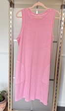 Old Navy Women’s Pink Sleeveless Dress Size Medium Valentine Casual