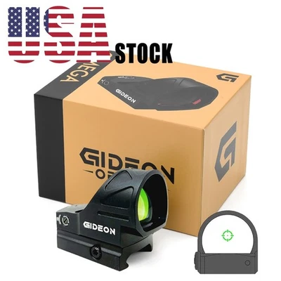 3MTACTICAL-OPTICS Gideon Optics Omega Green Circle Dot Sight RMR Footprint Tactical Optics