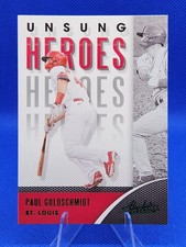 2021 Panini Absolute - Unsung Heroes Paul Goldschmidt #UH-5 Green St Louis Cards