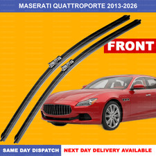 For Maserati Quattroporte 2013-2026 Pinch Tab Front Wiper Blades SET 26" 19"