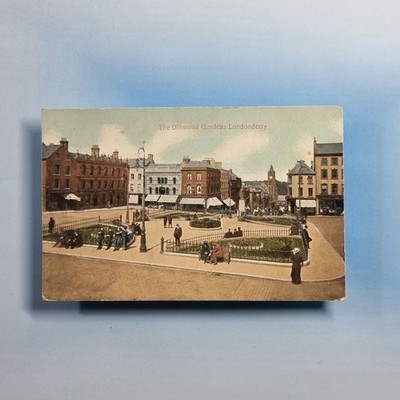 Derry Londonderry Postkarte um 1910 Irland Die Diamantengärten