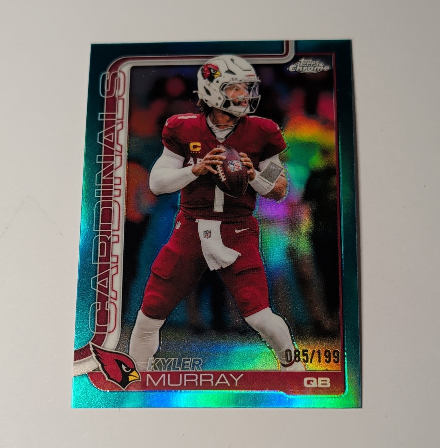 Topps 2025 Topps Chrome Kyler Murray Arizona Cardinals #5 085/199 Serial