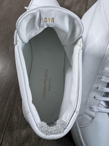 Like-New: Common Projects Achilles Mid White (1529 44 0506) Size EU 44 US 11 - Picture 9 of 14