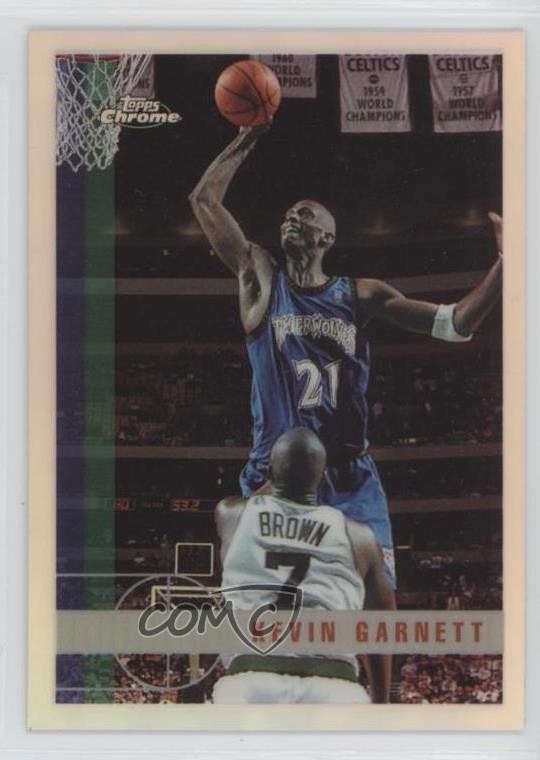 1997-98 Topps Chrome Refractor Kevin Garnett #148 HOF