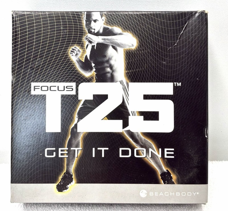 Beachbody Focus T25 DVD Box Set - Starring Shaun T w/ Book Included