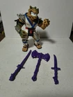 TMNT 1994 vintage SHOGUN SHOATE Ninja Turtle Playmates RARE 100% COMPLETE Purple