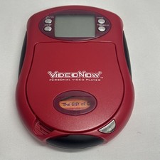 Vintage VideoNow Red Portable Personal Video Player with Disc