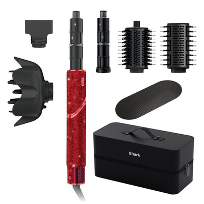 #ad Shark FlexStyle Air Styling System HD442JR Red Sparkle with Curlers $619.99