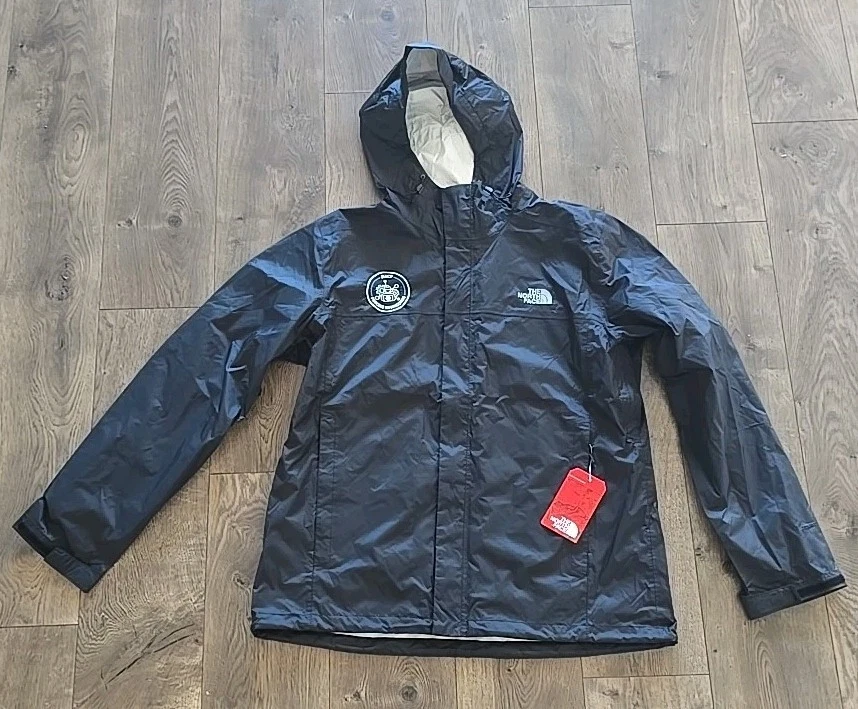 The North Face Packable Dryvent Jacket XL Mens Black Hooded Rain Full Zip NAFC
Opens in a new window