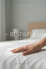 Comfort Cool Queen Sheet Set 1000 Thread Count White