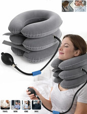 Cervical Neck Traction Device Collar Brace Support Pain Relief Stretcher Therapy