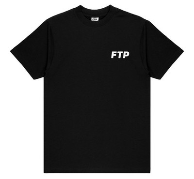 FTP Flocked Logo Tee Black Size XXL T-Shirt BRAND NEW FuckThePopulation 2026