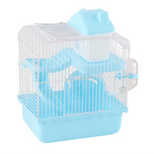 2 Tier Hamster Cage Large Space High Chassis Design Hamster Habitat Cage for Pet