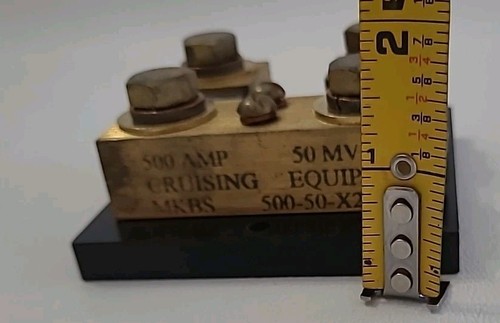 Cruising Equipment 500 Amp 50 MV 500-50-X2, MKBS Shunt Vintage Read ⬇️ - Bild 13 von 19