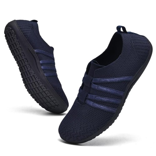 Women's Minimalist Barefoot Walking Shoes Wide Toe Box Flats Lightweight Casu...