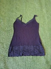 The Limited Women's Tank Cami Thick Lace Trim Size M Fairy Coquette Grunge Cute