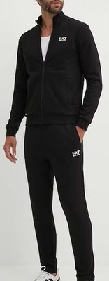 EA7 Emporio Armani Sweatanzug schwarz weißes Logo 8NPV67