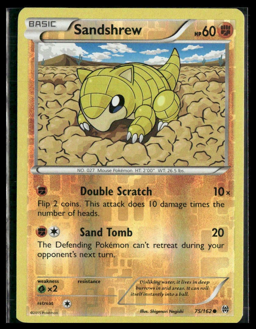 XY - BREAKthrough #75/162 Sandshrew