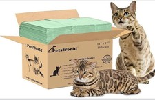 PetsWorld Universal Fit Multi-Cat Pad Refills For Litter Box Fresh Scented 11x17