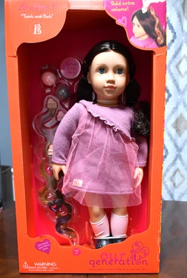 Our Generation Bridget Twirl & Curl 18” Doll 2020 Hair Styling Set New Box Wear