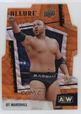2022 Upper Deck Allure AEW Orange Slice Die-Cut QT Marshall #70 02l5
