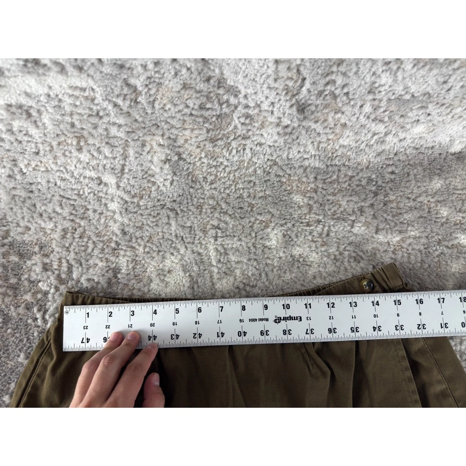 Pantalones Cortos Carga Orvis Talla 14 Marrón Informal Tirar Cintura Elástica Algodón Foto 4 de 4