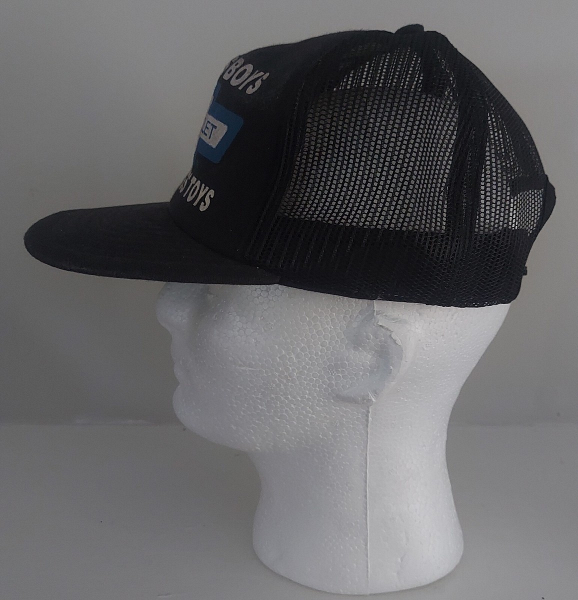 Vintage Trucker Hat Chevrolet Bad Ass Boys Snapback Cap Mesh