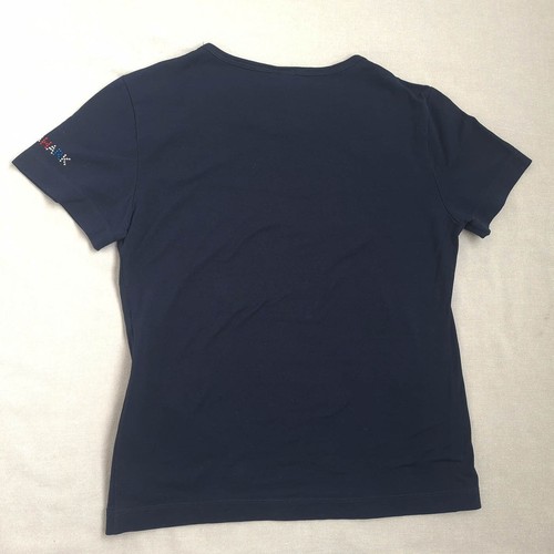 New Paul & Shark Yachting Womens T-Shirt Size XS Top Rhinestone Cotton Stretch - Picture 10 of 16