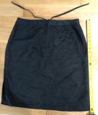 FIRST ISSUE Liz Claiborne Co Womens Skirt Black size 16 Zipper Back